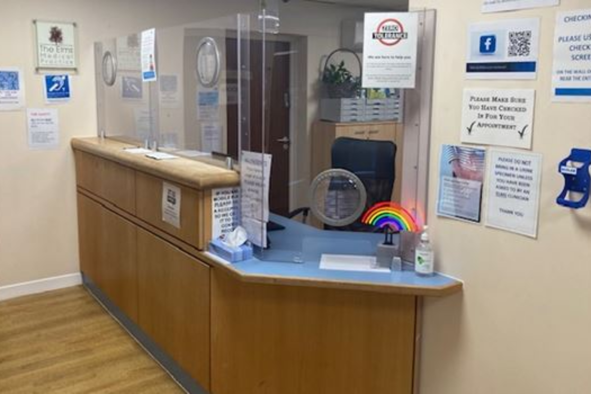 reception desk